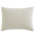 thumbnail image 1 of Beatrice Home Fashons Channel Chenille Standard Sham Ivory, 1 of 5