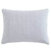 Beatrice Home Fashons Channel Chenille Standard Sham White