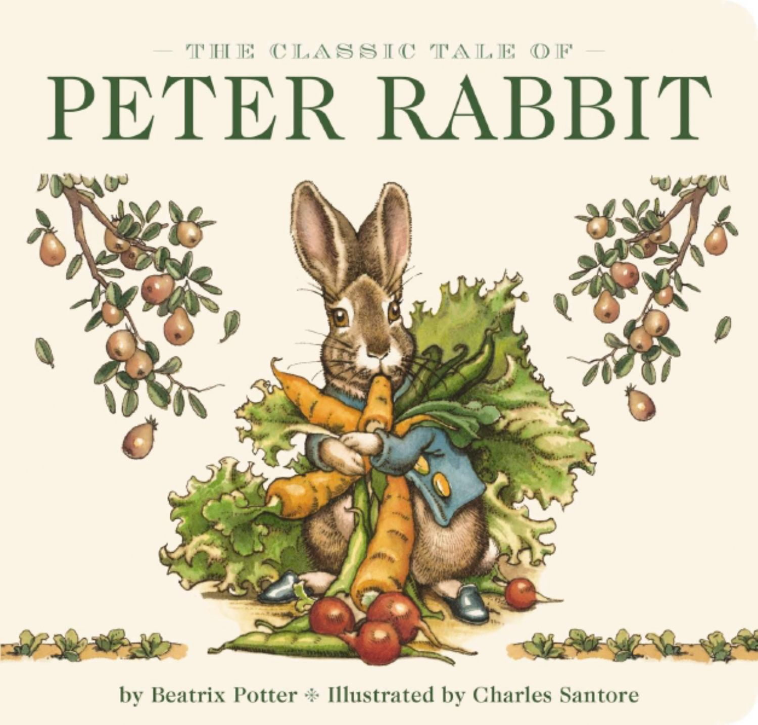The Classic Tale of Peter Rabbit Board Book (the Revised Edition): Illustrated by New York Times Bestselling Artist, Charles Santore (Board Book)