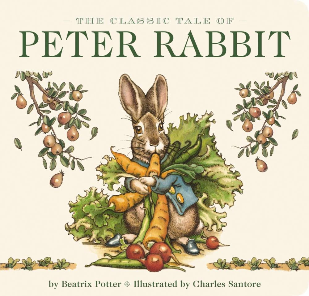 Beatrix. Potter: The Classic Tale of Peter Rabbit Board Book (the Revised Edition): Illustrated by New York Times Bestselling Artist, Charles Santore (Board Book)