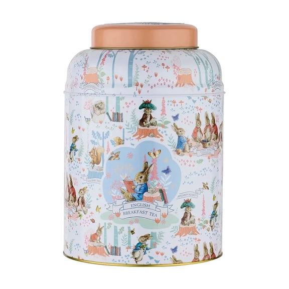 Beatrix Potter Deluxe Tea Caddy, Peter Rabbit Illustrated for English Breakfast Tea