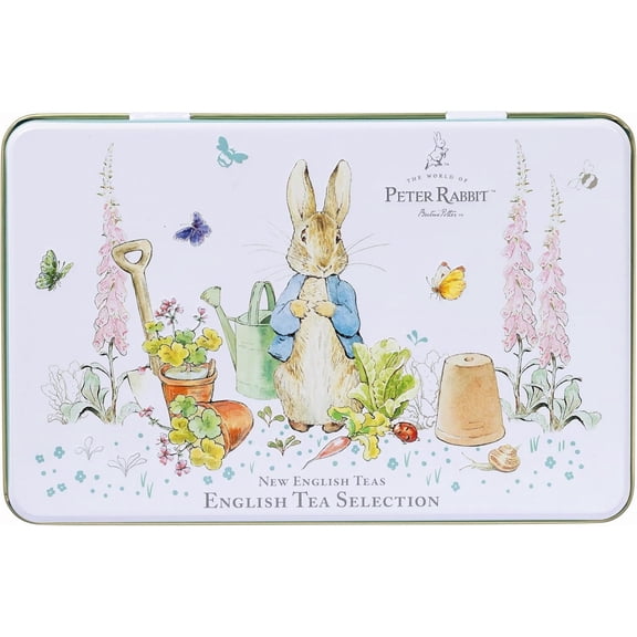 Beatrix Potter English Tea Selection Gift Tin, 3 Varieties, 72 Teabags