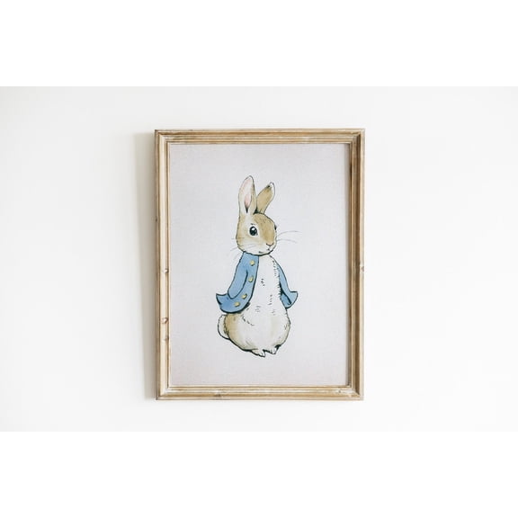 Beatrix Potter Peter Rabbit Benjamin Bunny Nursery Wall Art Rabbit