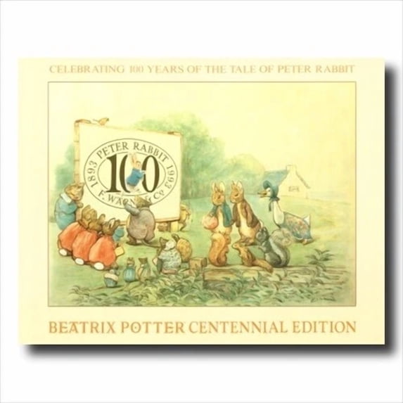 Beatrix Potter Peter Rabbit Centennial Edition Kids Room Wall Picture ...