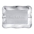 thumbnail image 1 of Beatriz Ball Giftables Pearl Rectangular Engraved Tray "Bless This Home", 1 of 1