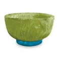 thumbnail image 1 of Beatriz Ball RESIN Rio Small Bowl with Base - Green and Blue, 1 of 3