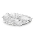 thumbnail image 1 of Beatriz Ball Vida Lettuce Chip & Dip Serve-ware Platter Outdoor Indoor Entertainment Use for Fruits, Salad, Chips White Melamine, 1 of 3