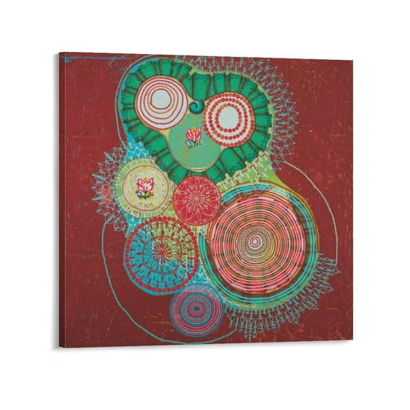 Beatriz Milhazes 578 Art Poster Painting Artworks Picture Print Poster Wall Art Painting Canvas Gift Decor Home Posters Decorative