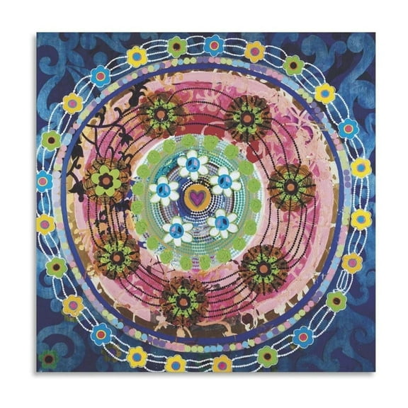 Beatriz Milhazes O Brinquedo Art Poster Painting Artworks Canvas Poster Room Aesthetic Wall Art Prints Home Modern Decor Gifts