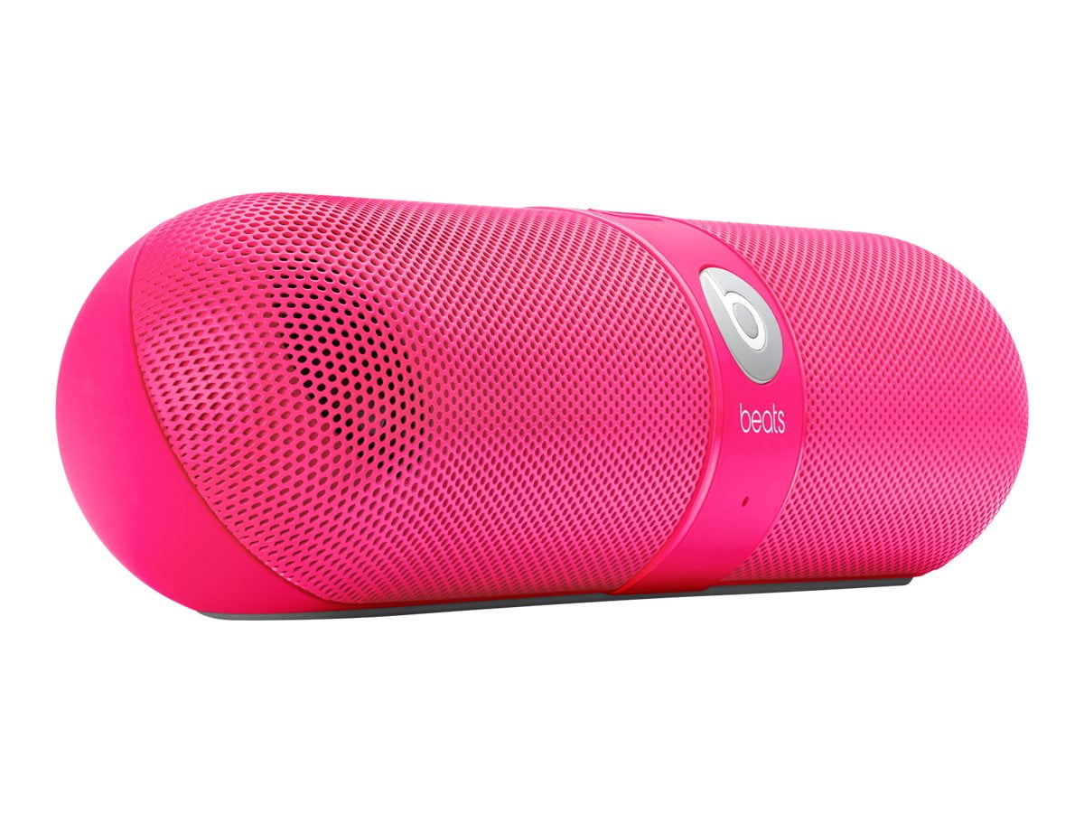 Beats Pill Speaker for portable use wireless Bluetooth, NFC neon  pink
