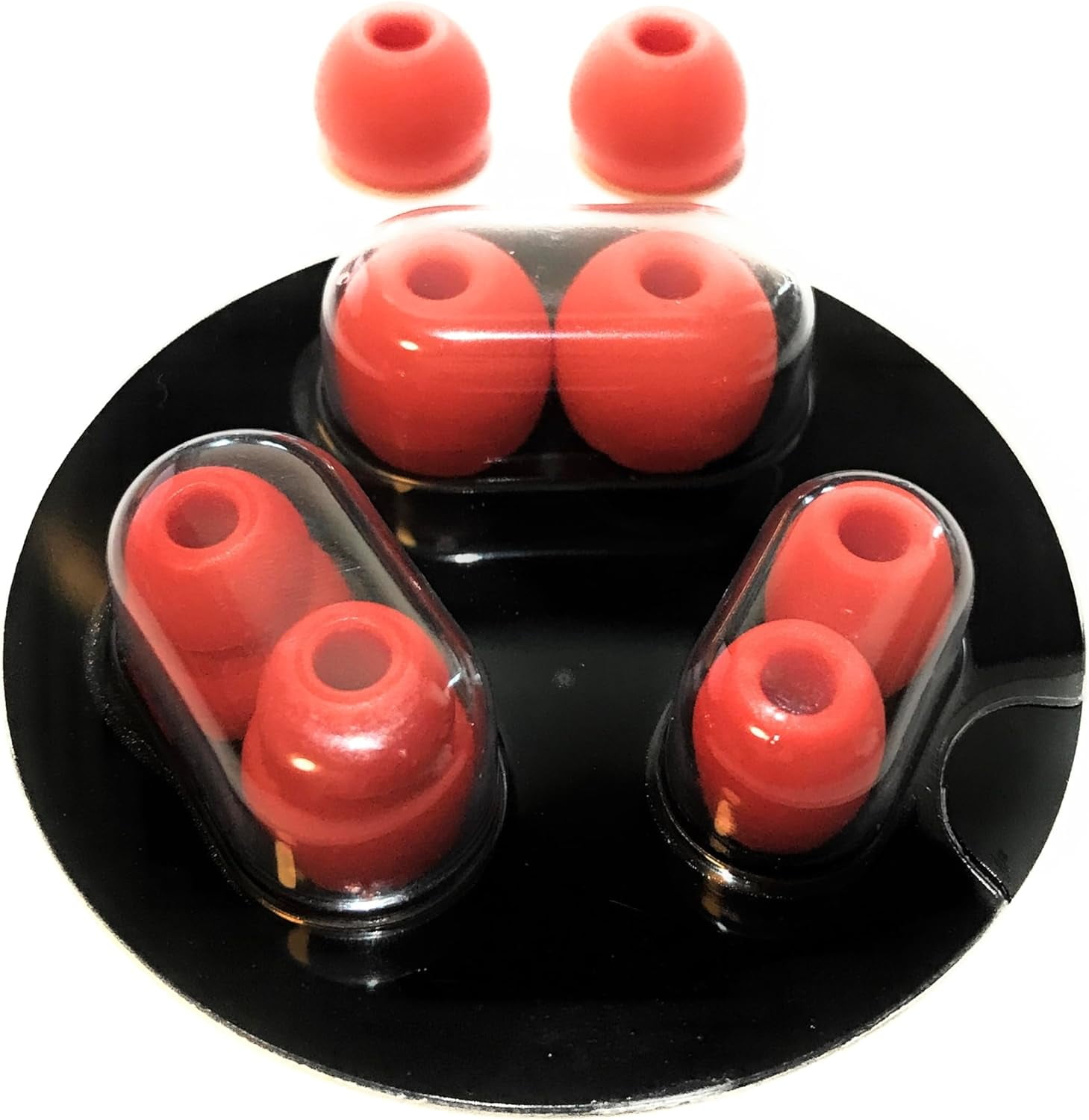 Beats Powerbeats Pro Wireless Silicone Replacement Earbud Tips Covers Red 4 Sizes Small Medium Large Double Flange Walmart