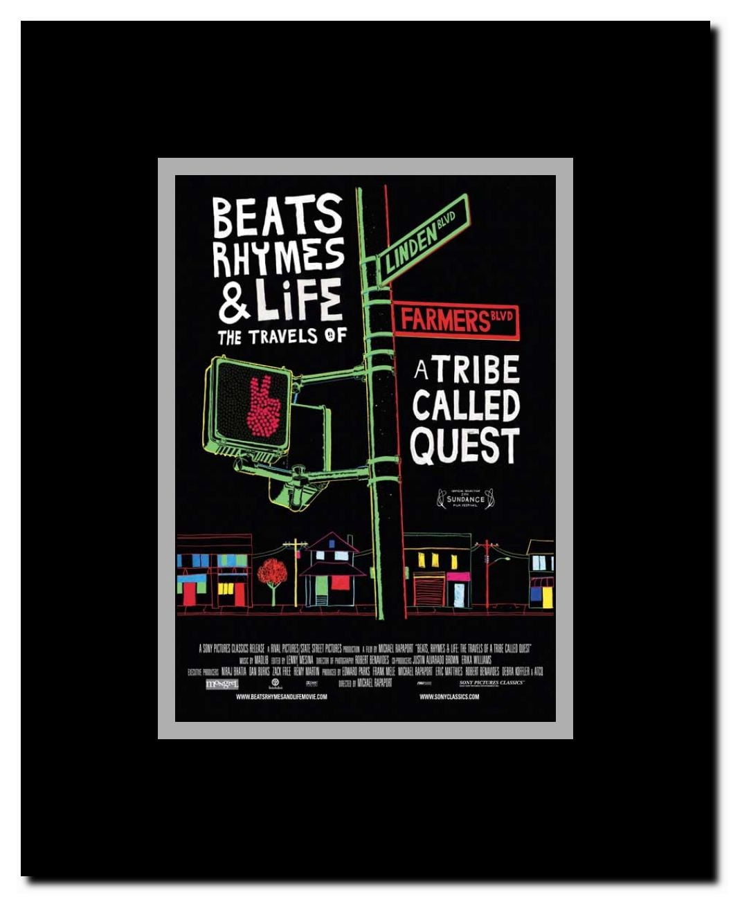 Beats Rhymes & Life: The Travels of a Tribe Called Quest Framed Movie Poster