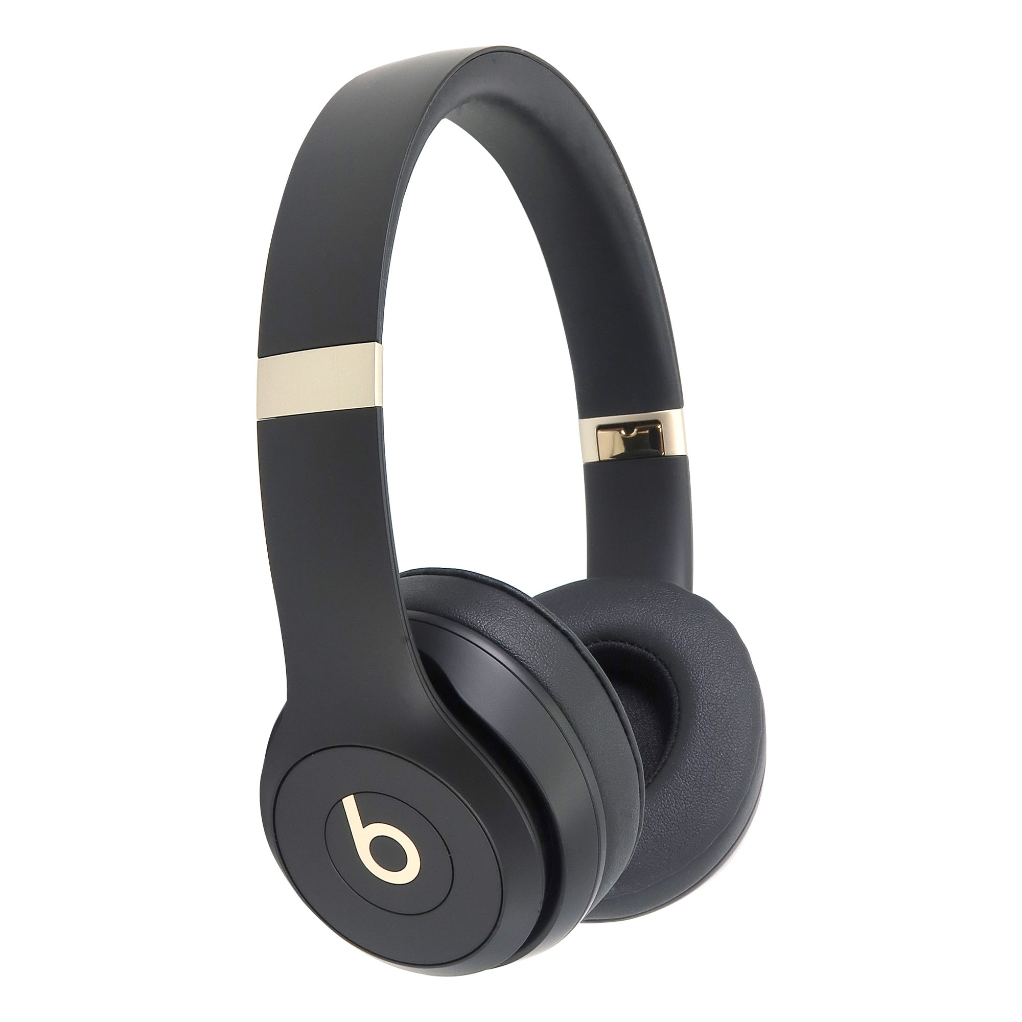 Beats_Solo 4 Wireless On-Ear Headphones (Black & Gold) - Walmart.com