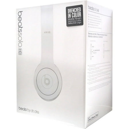 Beats Solo HD Drenched Headphones, Matte White