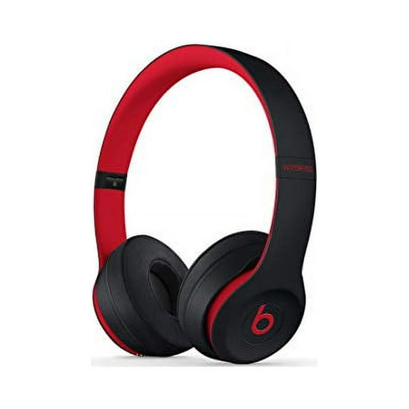 Beats Solo3 Wireless Headphones - Decade - Defiant Black/Red