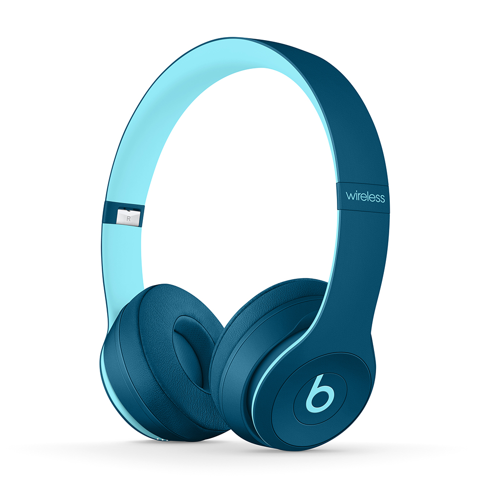 Beats Solo3 Wireless On-Ear Headphones - Beats Pop Collection - Pop Blue - image 1 of 11