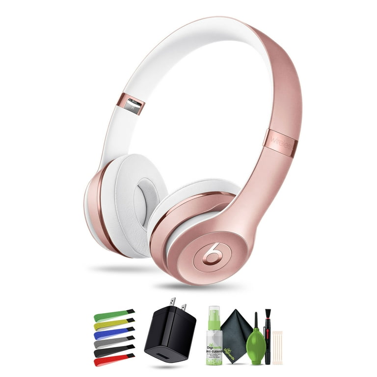 Beats solo3 ローズゴールド Beats Solo3 Wireless On-Ear Headphones (Rose Gold) Bundle