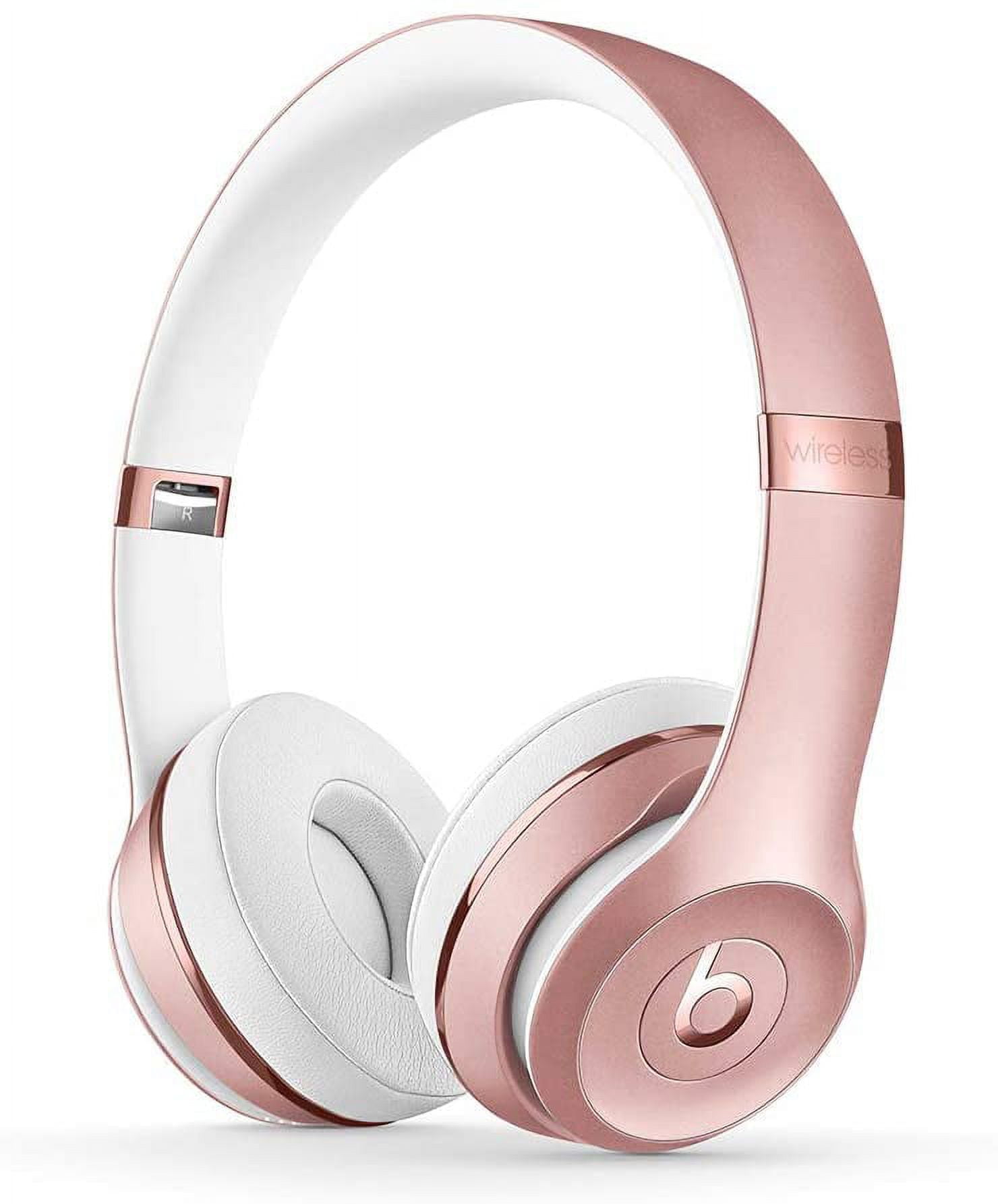 Open Box Beats Solo3 Wireless On-Ear Headphones - Rose Gold