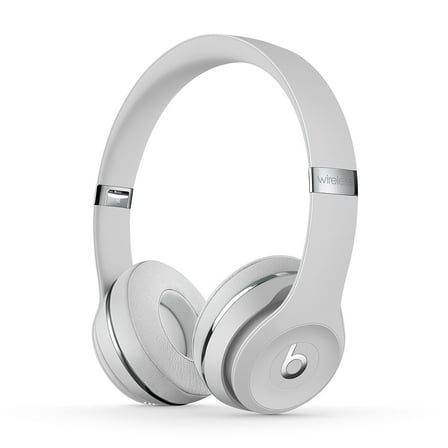 Beats by Dr. Dre Solo3 Casual Listening Active Noise Cancellation Bluetooth On-Ear Headphones, Satin Silver