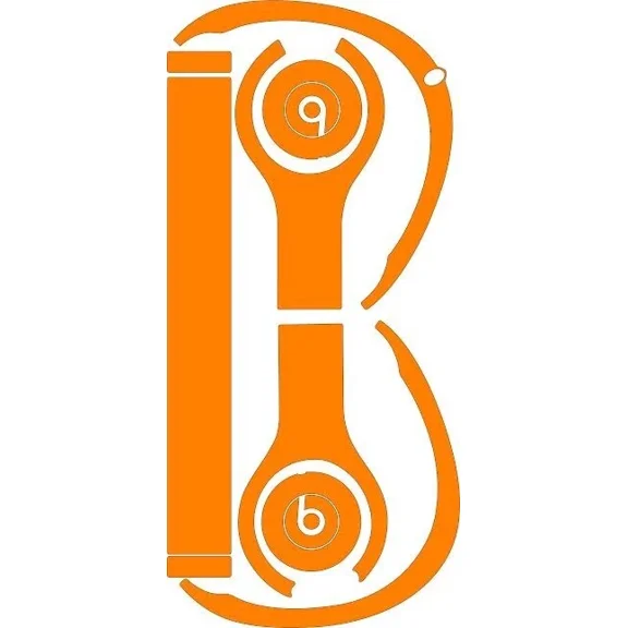 Beats Studio 2-3 Skin/Wrap- Orange - Vinyl Sticker/Decal