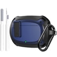 thumbnail image 1 of Beats Studio Buds/Studio Buds Plus Case 2021/2023, [Secure Lock] OTOPO Cool Beats Studio Buds+ Protective Case Cover Men Women with Keychain for New Beats Studio Ear buds + Case - Black/Blue, 1 of 7