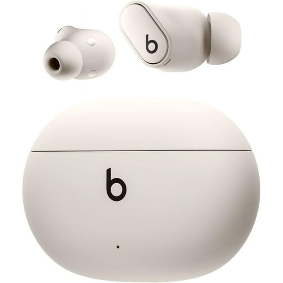 Open Box Beats Studio Buds+ True Wireless Noise Cancelling Earbuds - Ivory