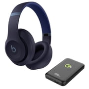 Beats Studio Pro Wireless Headphones, Navy with A03031 10000mAh Power Bank