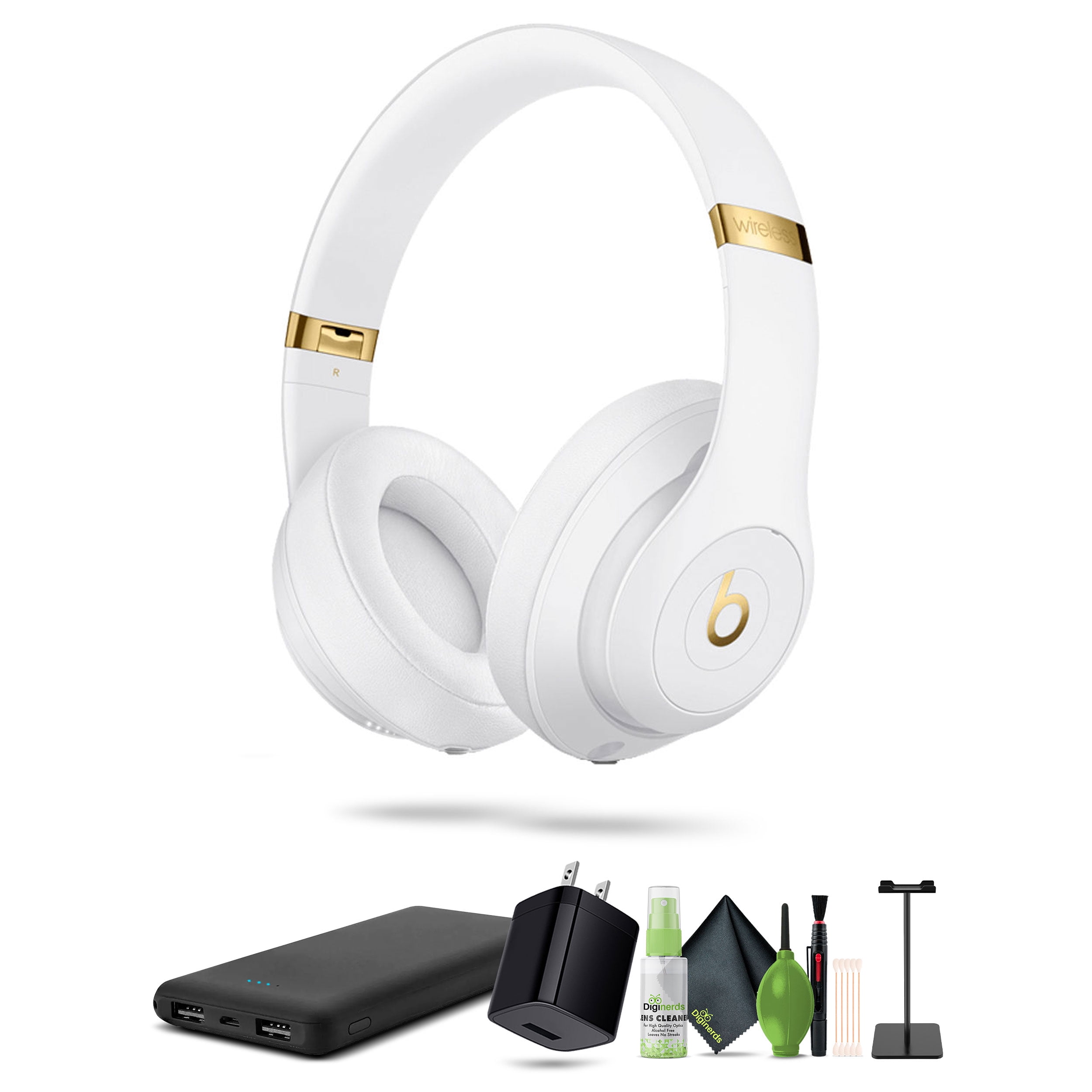 Beats Studio3 Wireless Bluetooth Headphones (White / Core Beats Studio3 Wireless Bluetooth Headphones (White / Core