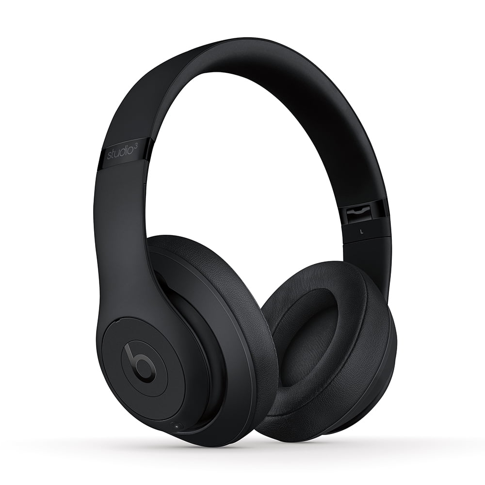 Beats Studio3 Wireless Noise Cancelling Headphones with Apple W1 Headphone  Chip - Defiant Black-Red - Walmart.com