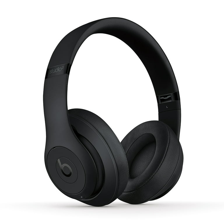 Beats Studio3 Wireless Over-Ear Cancelling Headphones - Matte Black - Walmart.com