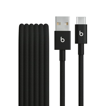 Beats USB-A to USB-C Woven Cable (1.5 m / 5 ft) - Bolt Black