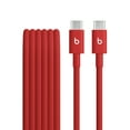 thumbnail image 1 of Beats USB-C to USB-C Woven Cable (1.5 m / 5 ft) - Rapid Red, 1 of 7