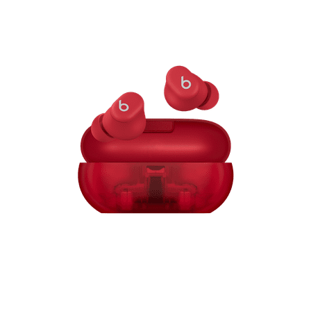 Beats Solo Buds - True Wireless Earbuds - Transparent Red