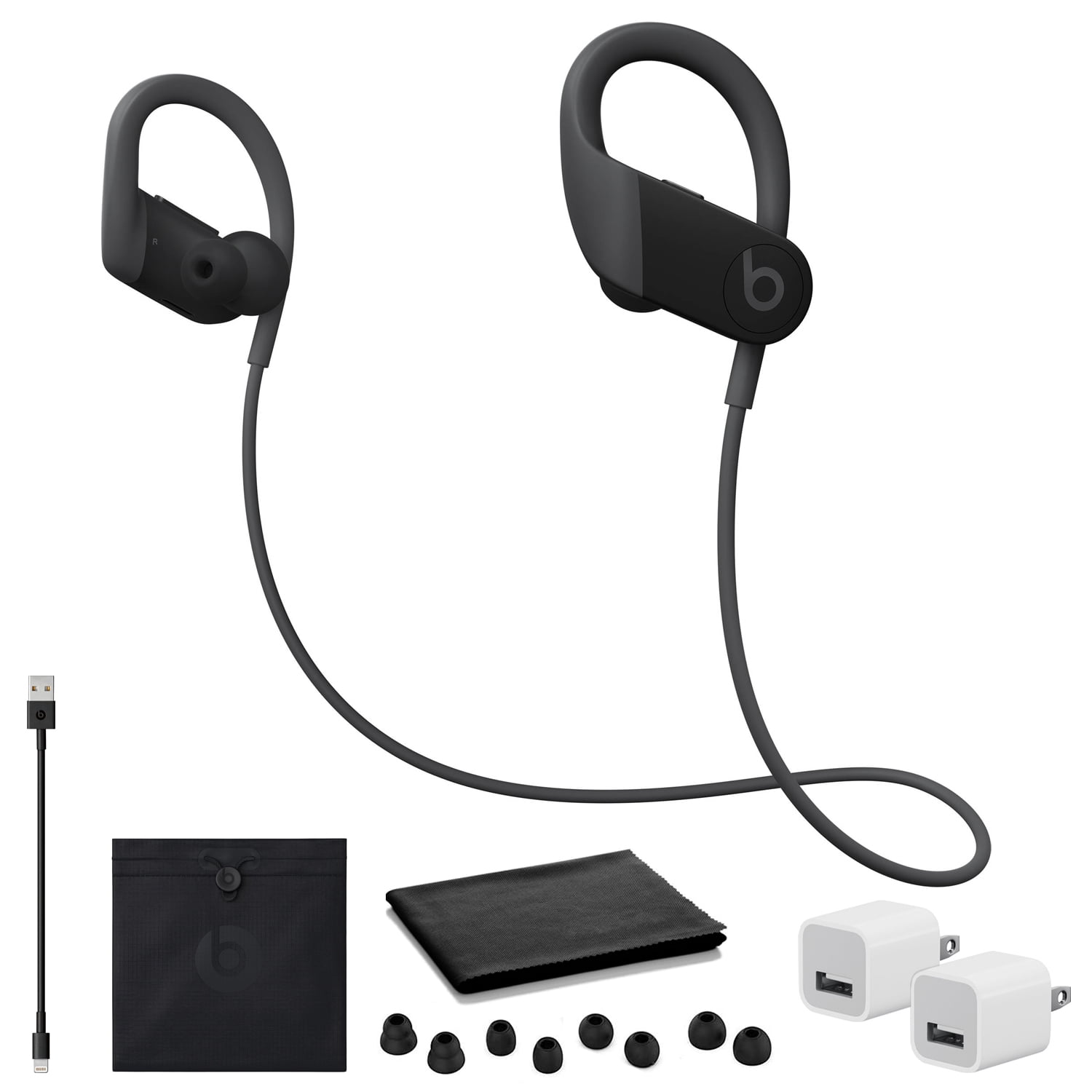  Beats by Dre Powerbeats High-Performance Wireless Earphones -  White - MWNW2LL/A (Renewed) : Electronics