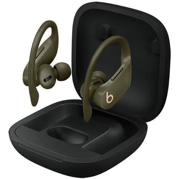 Pre-Owned Beats by Dr. Dre Powerbeats Pro Wireless Bluetooth In-Ear Earbuds with Built-in Microphone, Moss