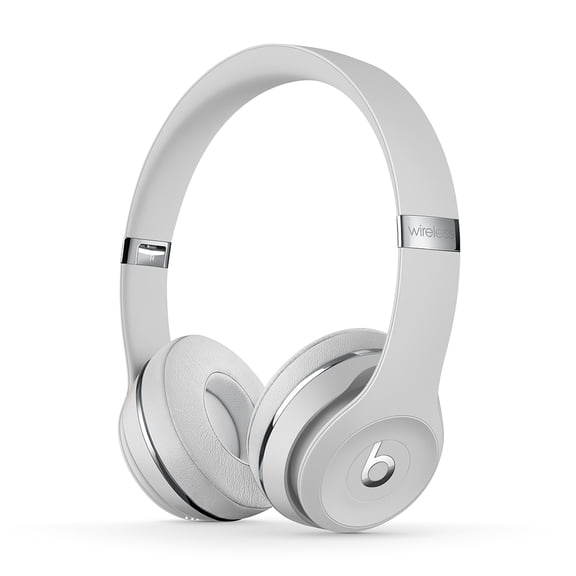 Beats by Dr. Dre Solo 3 Wireless On-Ear Headphones,Apple HomeKit Compatible, Silver,1 count,1 pack