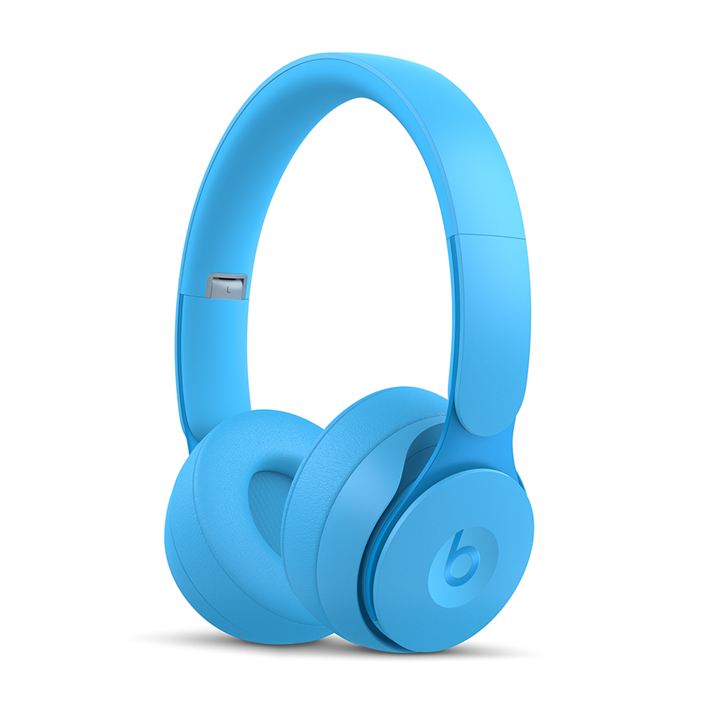 Beats by Dr. Dre Solo Pro Bluetooth On-Ear Headphones, Light Blue, MRJ92LL/A - image 1 of 13