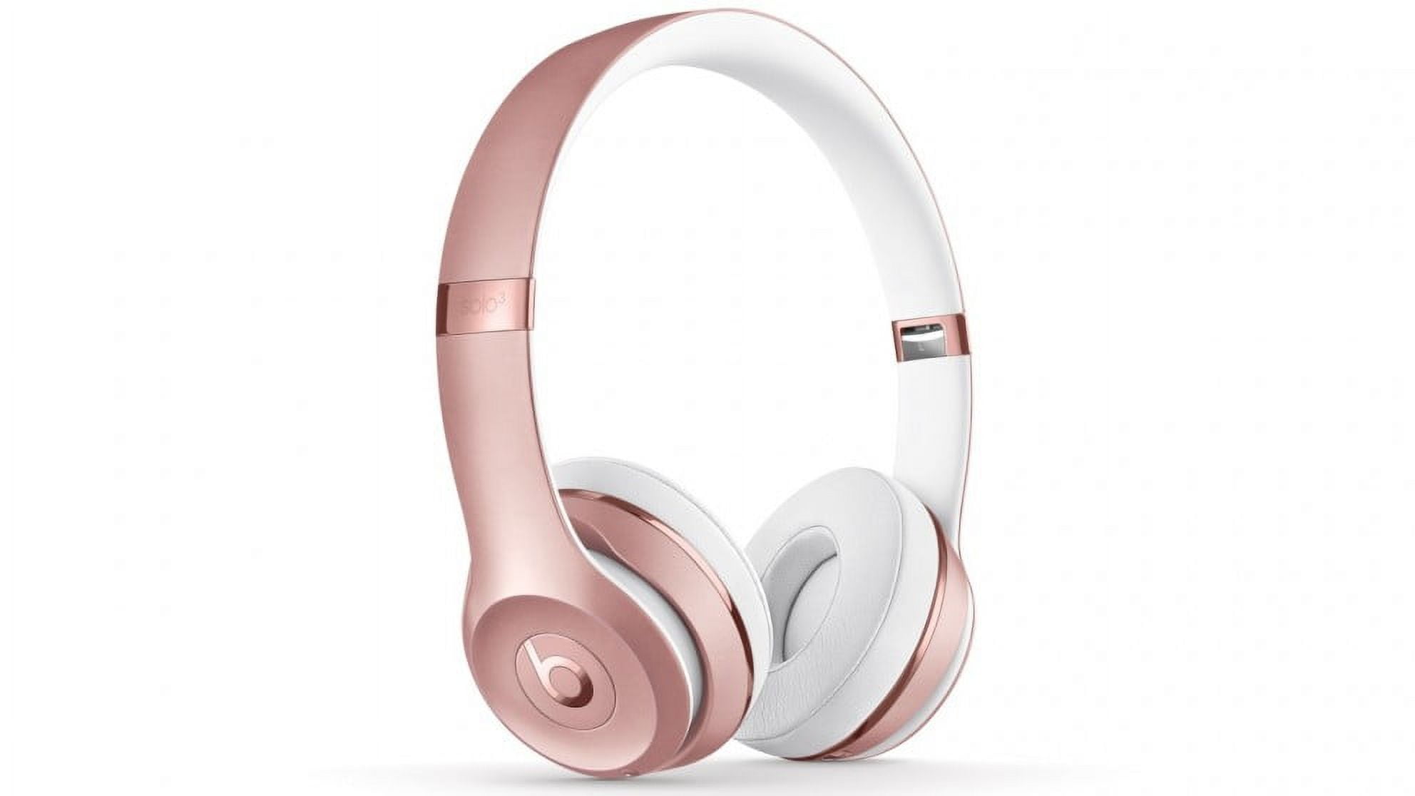 Beats Solo3 Wireless On-Ear Headphones (Rose Gold) Bundle with Accessories Beats Solo3 Wireless On-Ear Headphones (Rose Gold) Bundle with Accessories