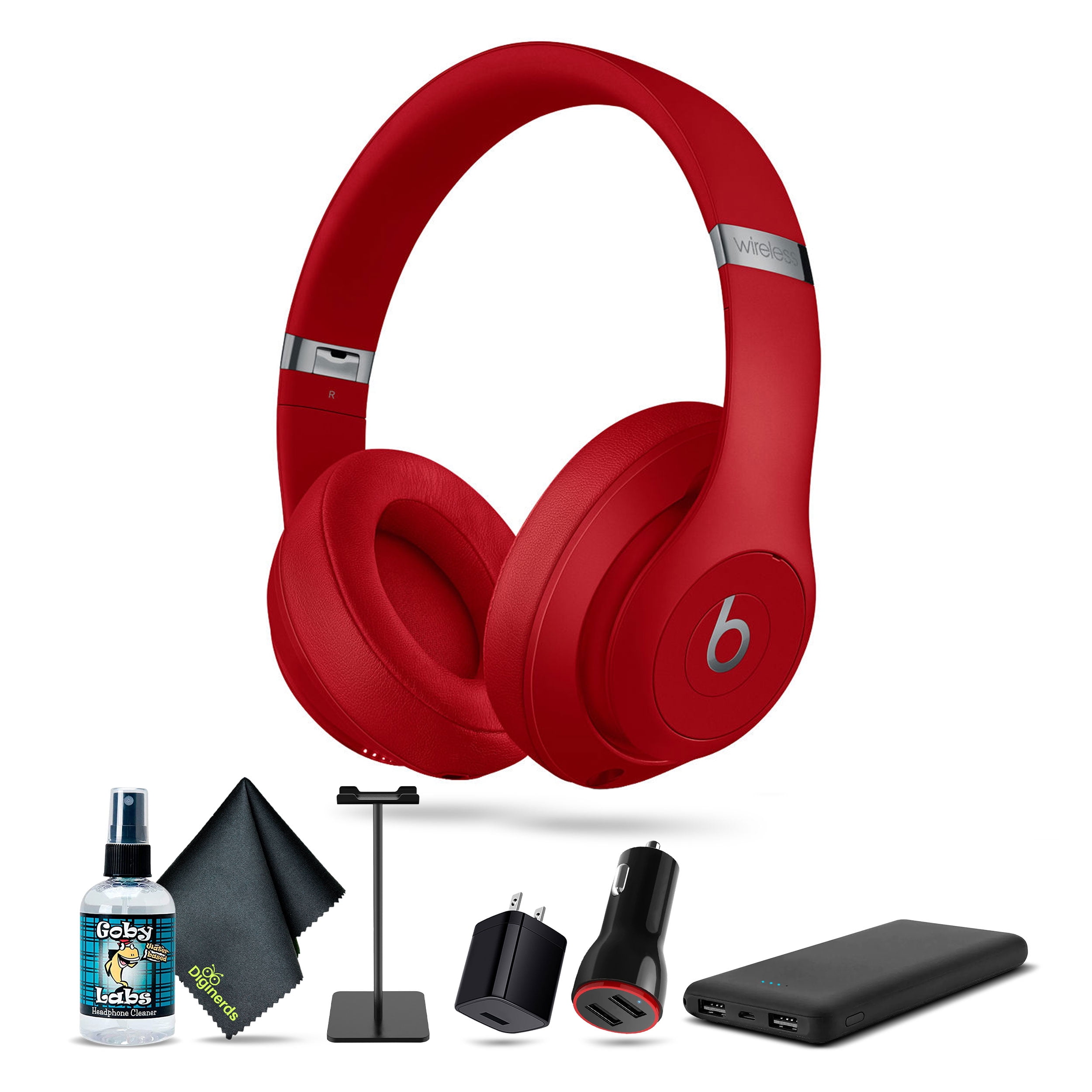 Beats by Dr. Dre Studio3 Wireless Bluetooth Headphones (Red / Core