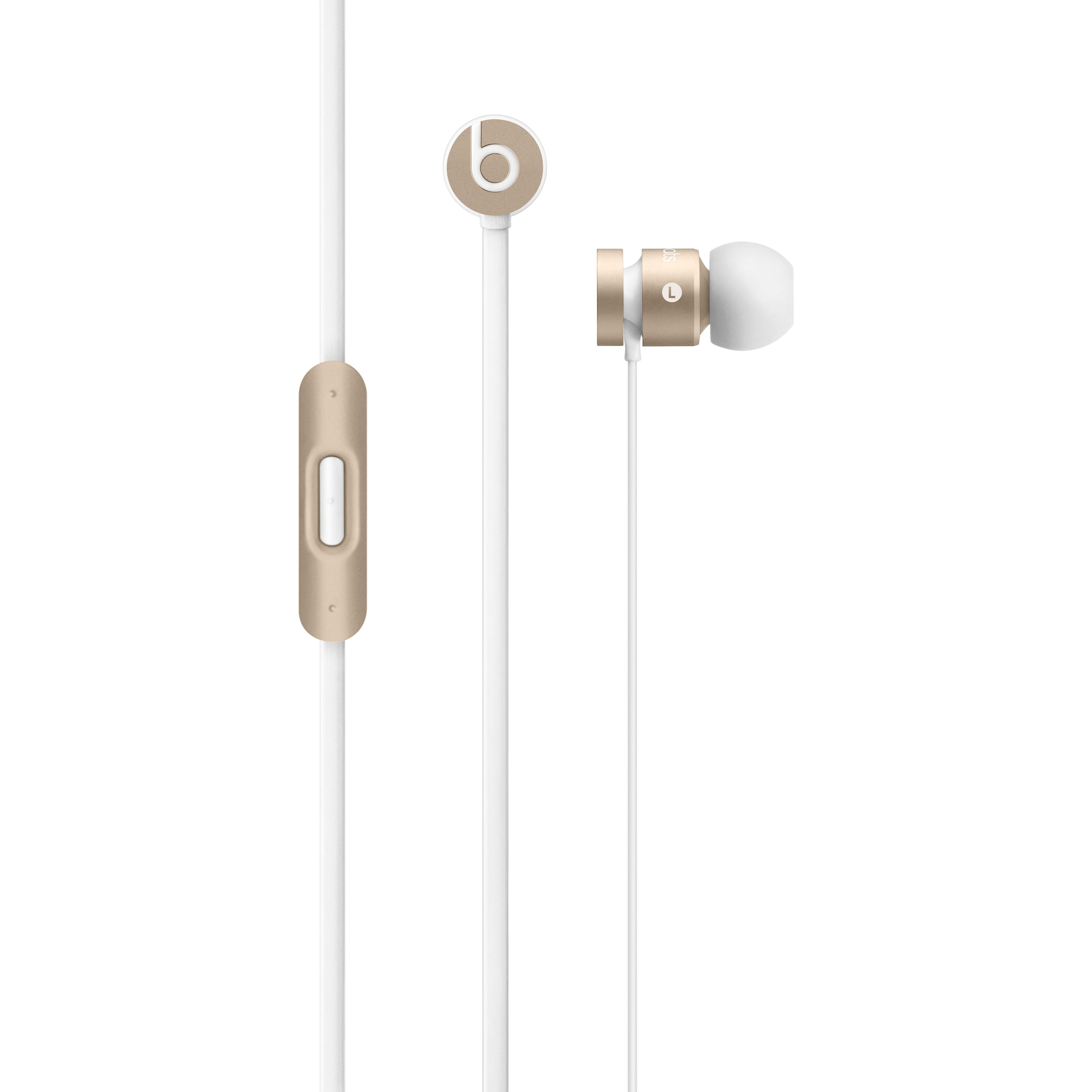 Beats urBeats Earphones with mic in ear wired 3.5 mm jack noise isolating gold Walmart