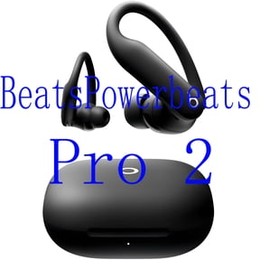 BeatsPowerbeats Pro 2 Wireless Bluetooth Earbuds - Bluetooth Headphones, Spatial Audio,,IPX4, Up to 45H Battery & Charging Case, Works with Apple & Android - Jet Black #QCA04