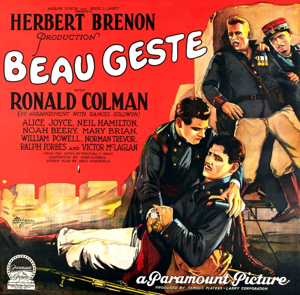Beau Geste Canvas Art - (28 x 22)