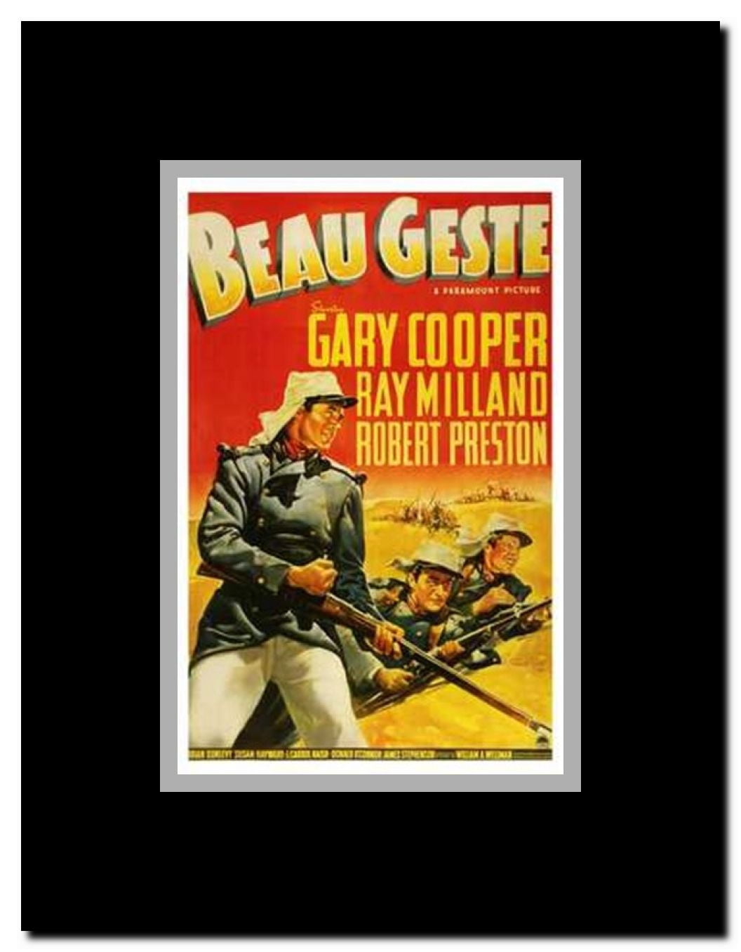Beau Geste Framed Movie Poster