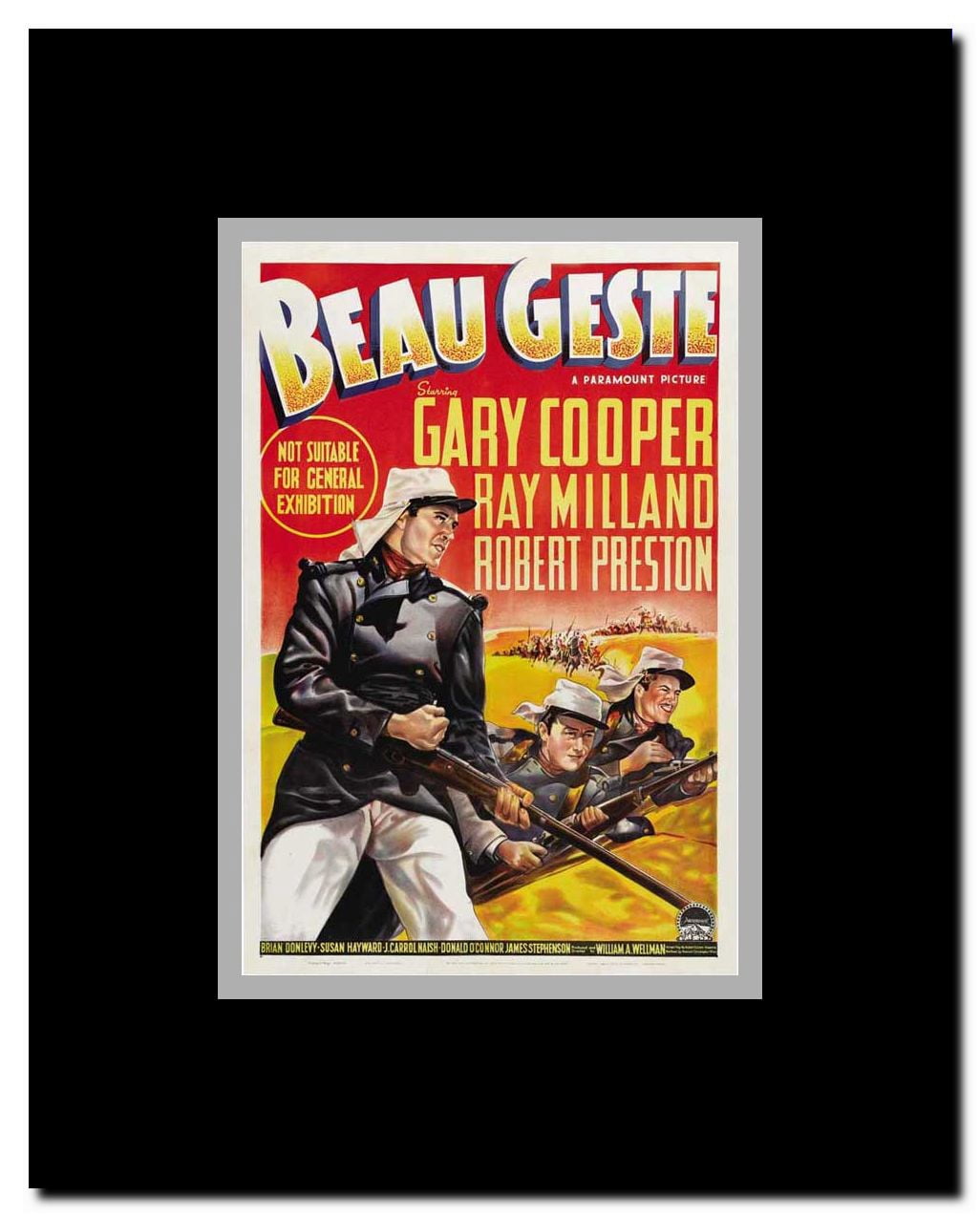 Beau Geste Framed Movie Poster