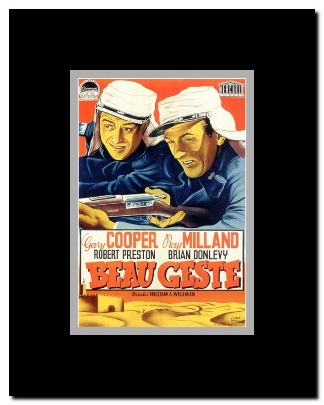 Beau Geste Framed Movie Poster