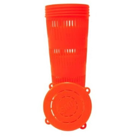 Beau Mac Bait Barrel Stackable 9"Orange 19438