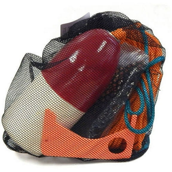 Beau Mac Crab Pot Accessory Kit Fishing Tackle Box & Bait Storage with 1 Tray, 5 Compartments