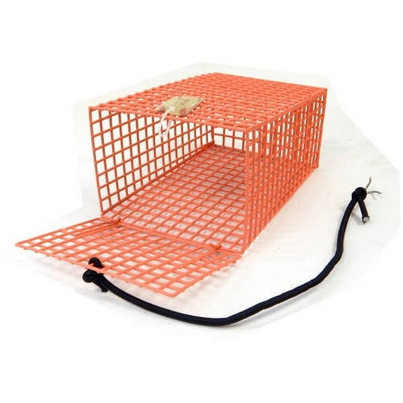 Beau Mac Crab Trap Bait Box, Orange