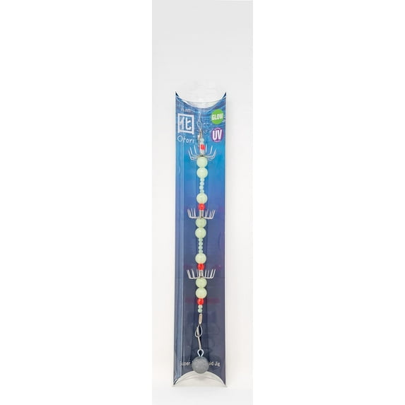 Beau Mac Otori Beaded Squid Jigs 3 Hook PSJBB3