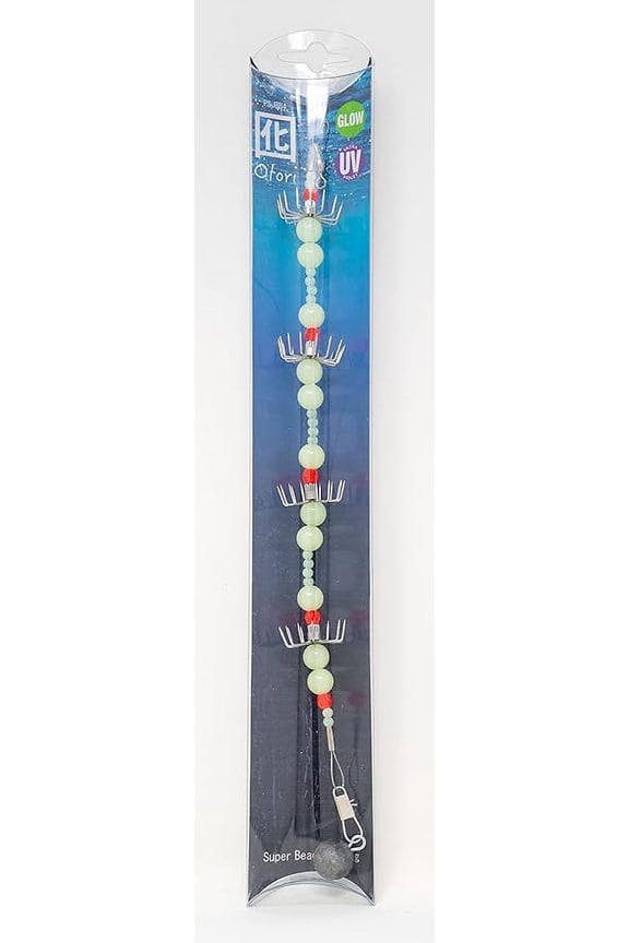 Beau Mac Otori Beaded Squid Jigs 4 Hook PSJBB4